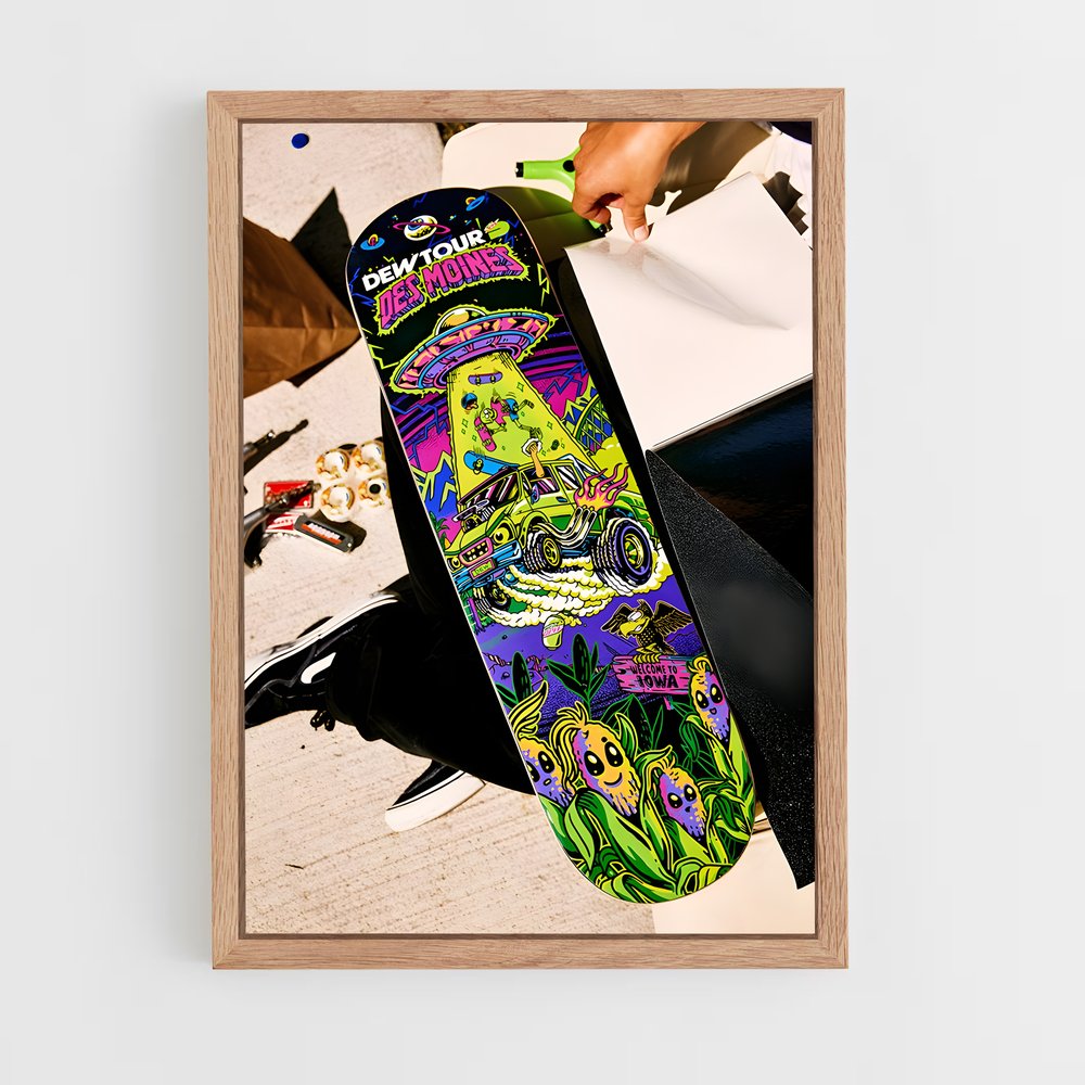 Poster Dew tour – affiche Skateboard (vue 4)